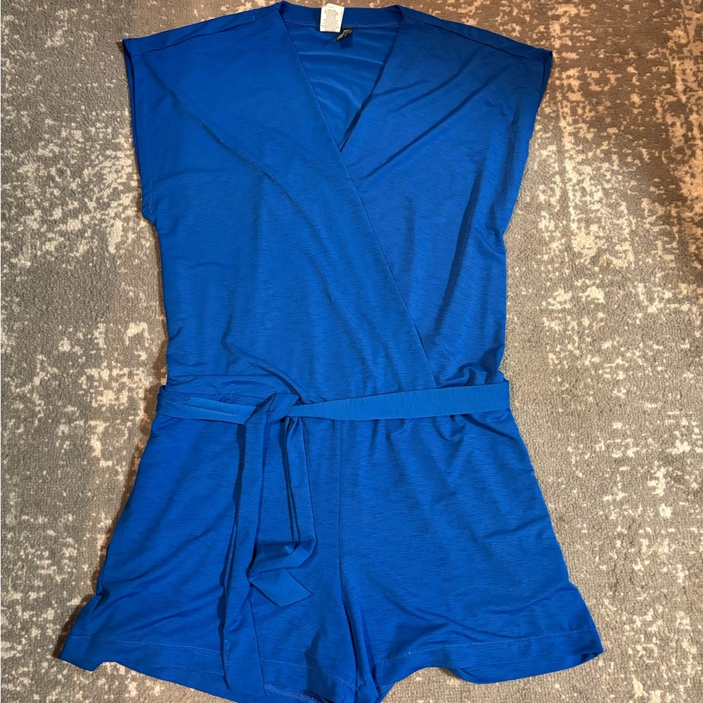 Ralph Lauren Polo Blue Romper Sz S